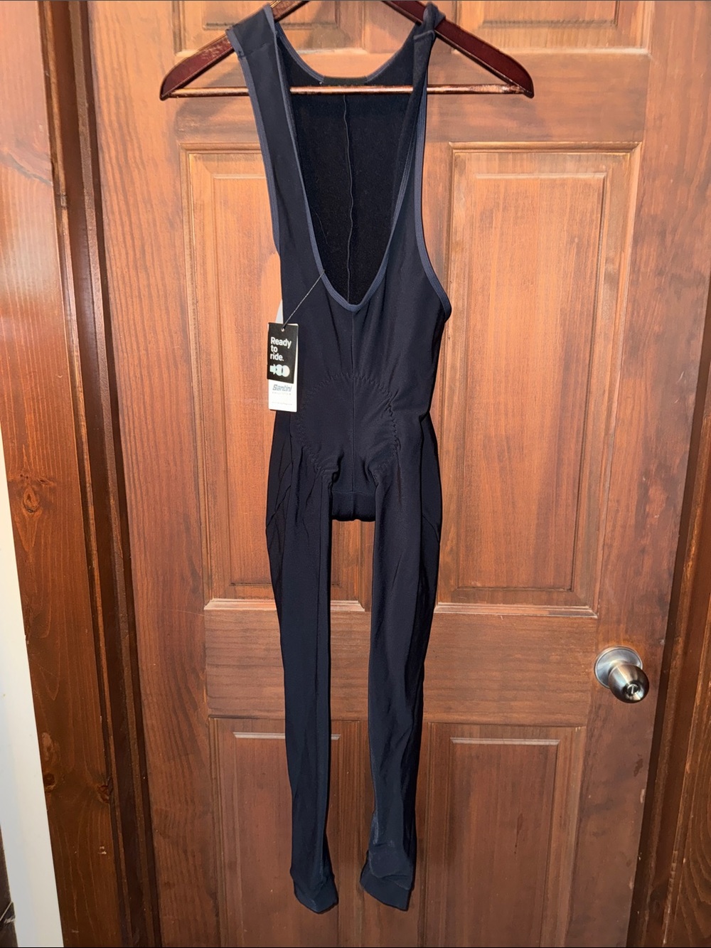 Black Women’s One-Piece Cycling Bib Tights NWT